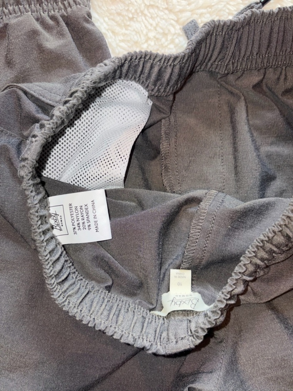 Two Bixby Nomad Boys 10 Hybrid Gray Pull On Shorts Drawstring Elastic Waist Lot - Picture 6 of 10